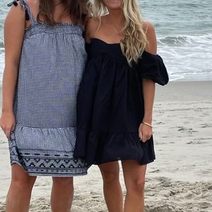 Urban Outfitters Off The Shoulder Puff Sleeve Dress XS